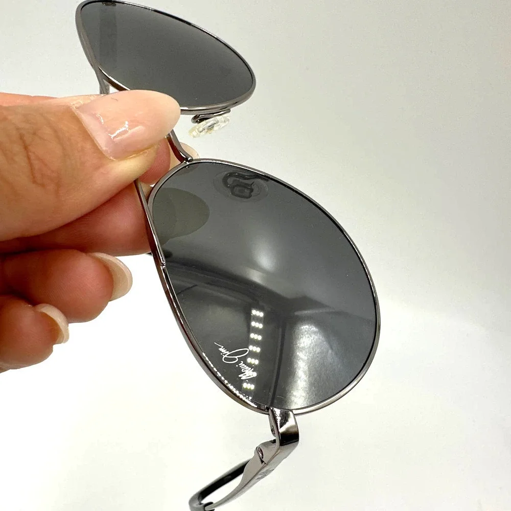 Maui Jim Water Front Sunglasses Grey Metal Unisex - Picture 5 of 12